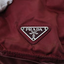 PRADA Hand Bag Nylon Red Auth ti1240-18