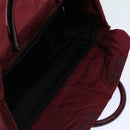 PRADA Hand Bag Nylon Red Auth ti1240-19