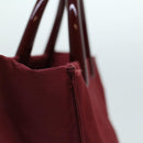 PRADA Hand Bag Nylon Red Auth ti1240-6