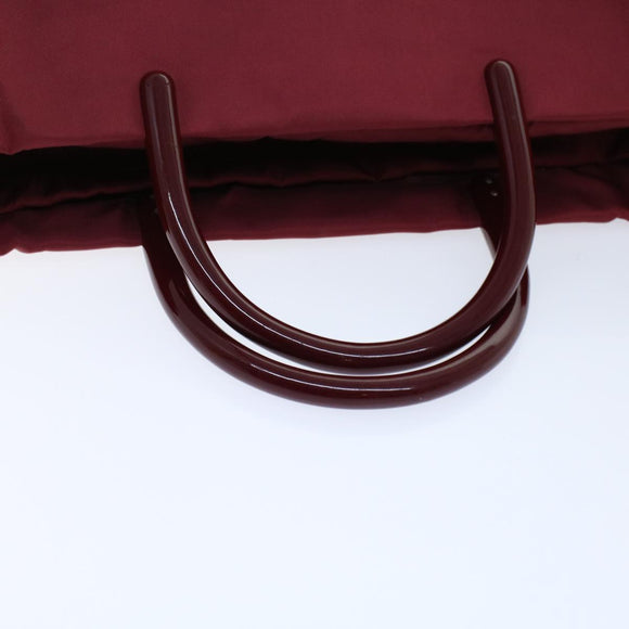 PRADA Hand Bag Nylon Red Auth ti1240