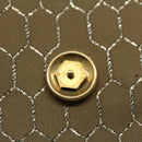 Christian Dior Honeycomb Canvas Chain Shoulder Bag Beige Auth ti1244-10