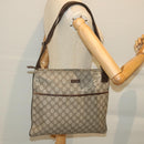 GUCCI GG Canvas Shoulder Bag Coated Canvas Beige 141198 Auth ti1265-24
