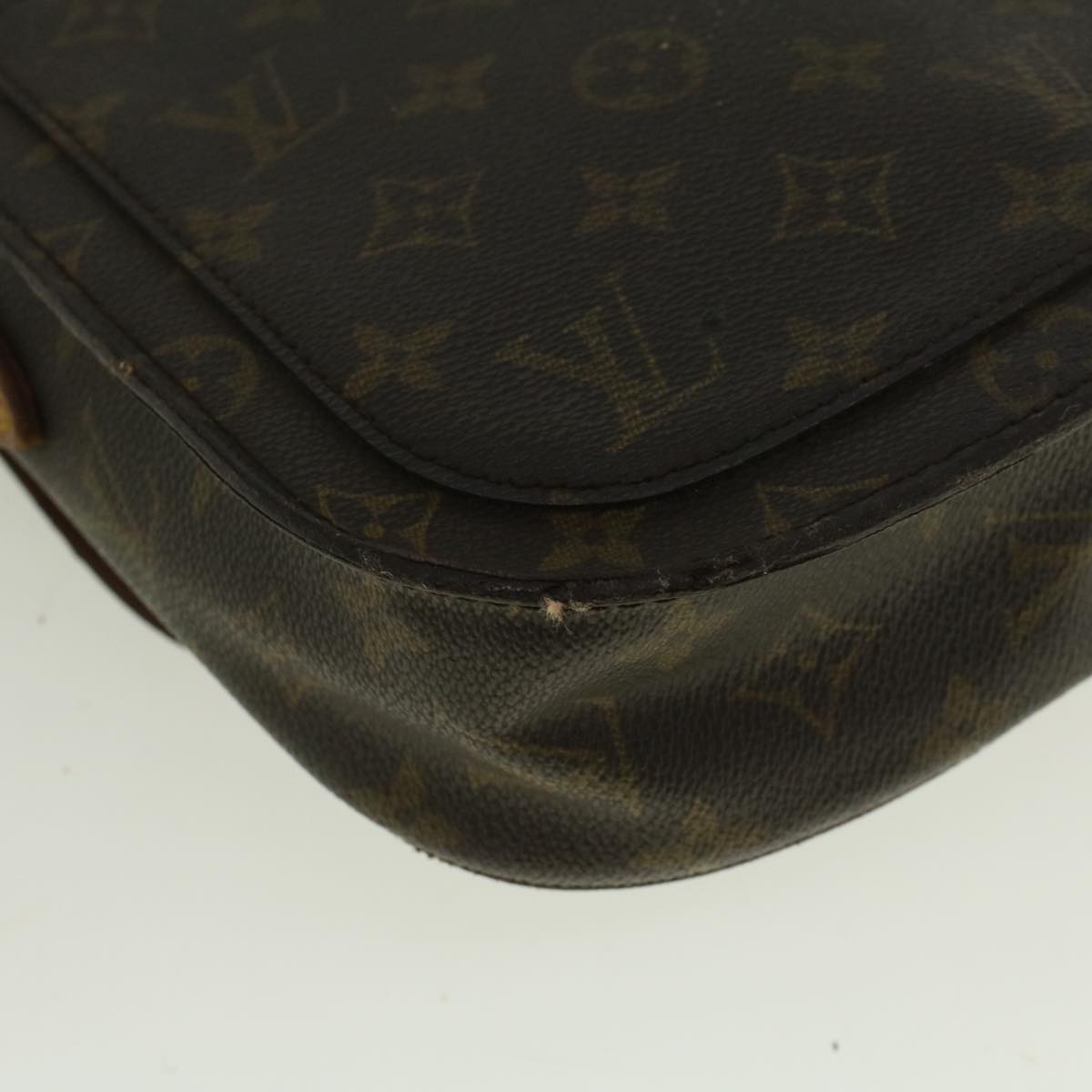 LOUIS VUITTON Monogram Saint Cloud GM Shoulder Bag M51242 LV Auth ti1274