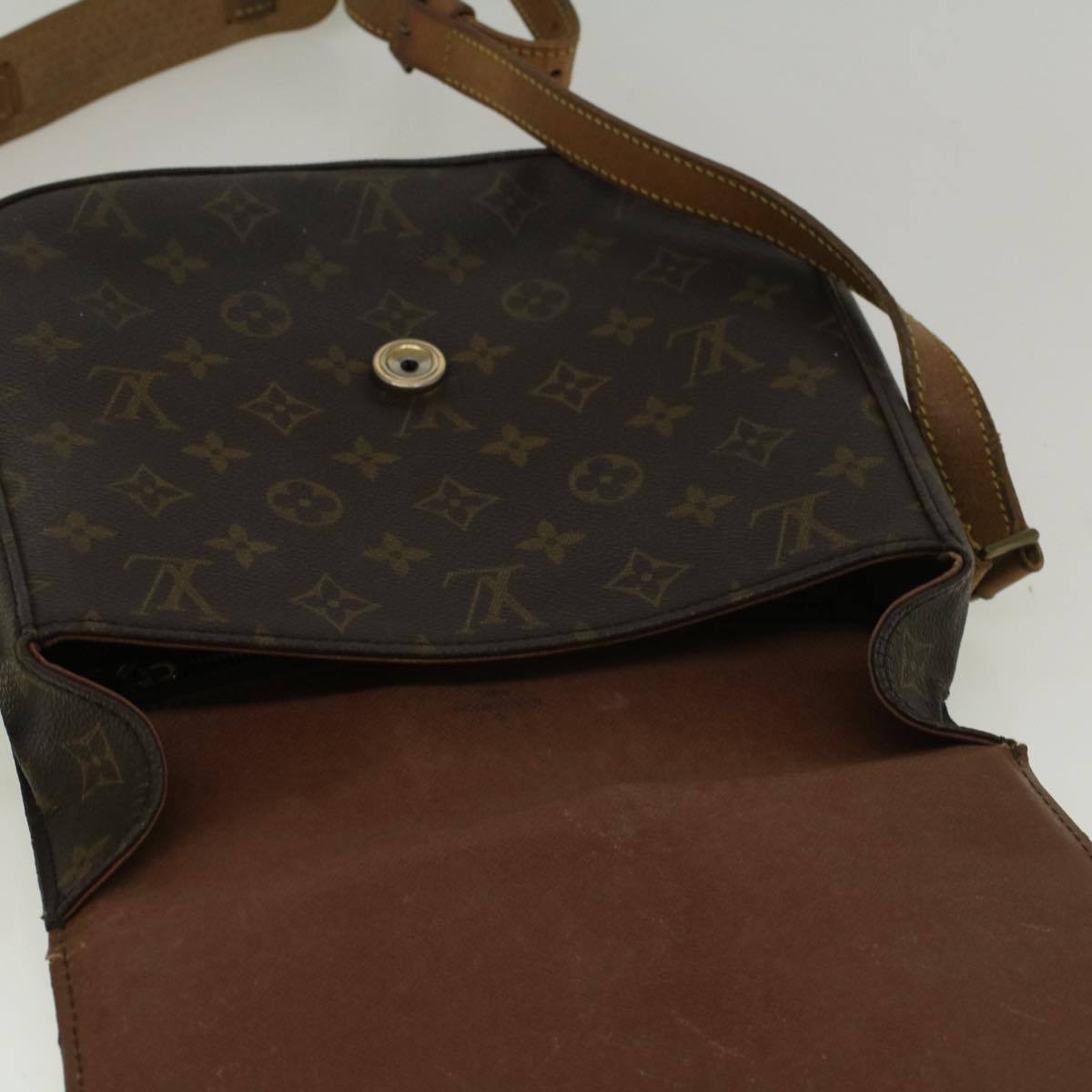 LOUIS VUITTON Monogram Saint Cloud GM Shoulder Bag M51242 LV Auth ti1274