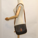 LOUIS VUITTON Monogram Saint Cloud GM Shoulder Bag M51242 LV Auth ti1274-25