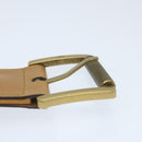 GUCCI Belt Canvas 30.3""""""""""""""""-32.3"""""""""""""""" Beige Brown 109327 Auth ti1278-8