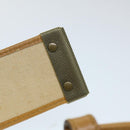 GUCCI Belt Canvas 30.3""""""""""""""""-32.3"""""""""""""""" Beige Brown 109327 Auth ti1278-9