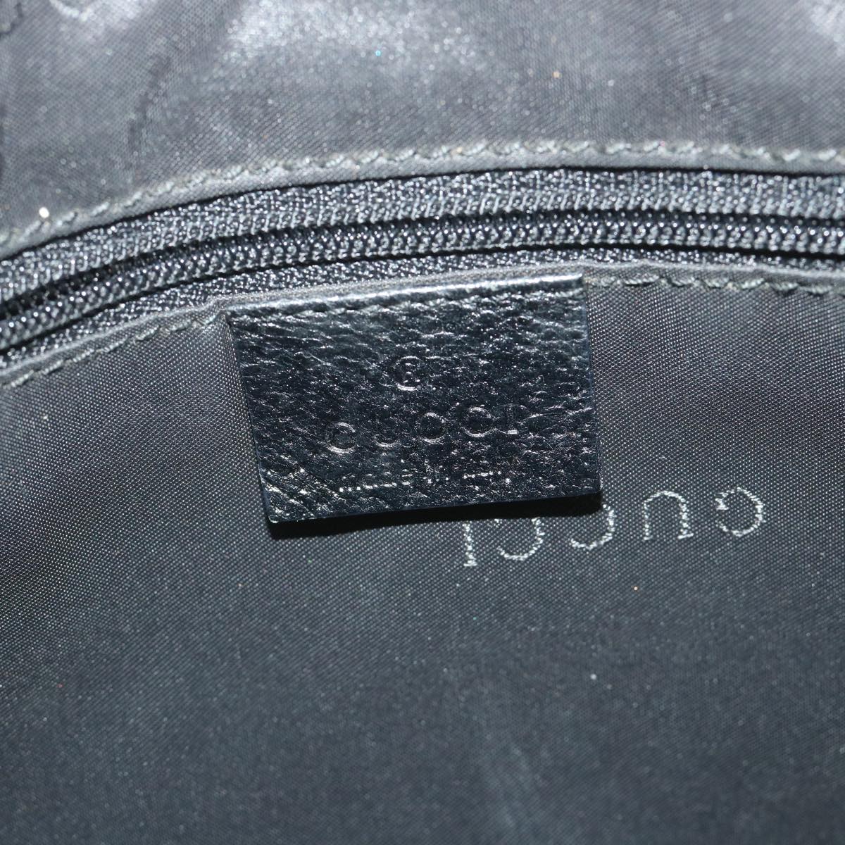 GUCCI Jackie Shoulder Bag Nylon Black 001 3355 002122 Auth ti1292