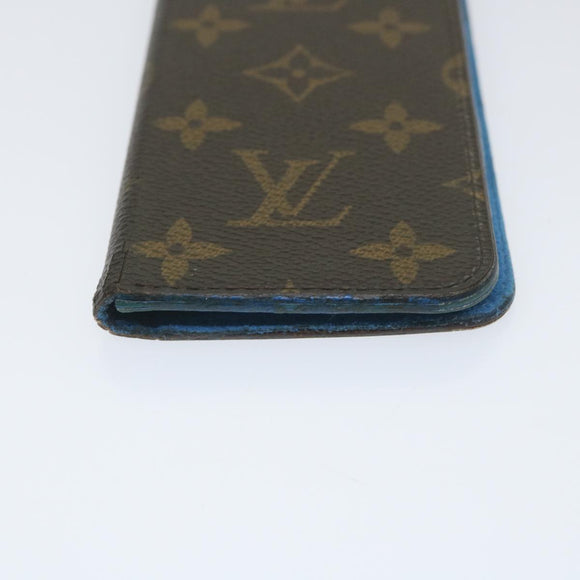 LOUIS VUITTON Monogram iPhone Case 4 Set Blue Pink LV Auth ti1305