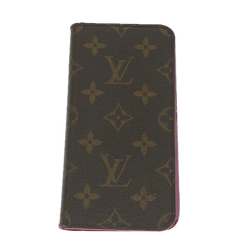 LOUIS VUITTON Monogram iPhone Case 4 Set Blue Pink LV Auth ti1305 - 0