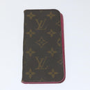 LOUIS VUITTON Monogram iPhone Case 4 Set Blue Pink LV Auth ti1305-20