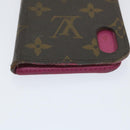 LOUIS VUITTON Monogram iPhone Case 4Set Blue Pink LV Auth ti1305-24