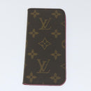 LOUIS VUITTON Monogram iPhone Case 4Set Blue Pink LV Auth ti1305-29