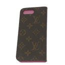 LOUIS VUITTON Monogram iPhone Case 4 Set Blue Pink LV Auth ti1305-3