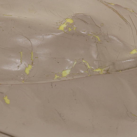 Salvatore Ferragamo Shoulder Bag Nylon patent leather Beige Auth ti1318