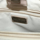 Salvatore Ferragamo Shoulder Bag Nylon patent leather Beige Auth ti1318-18