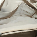 Salvatore Ferragamo Shoulder Bag Nylon patent leather Beige Auth ti1318-19