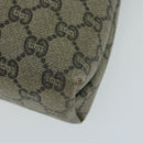 GUCCI GG Plus Supreme Web Sherry Line Tote Bag Beige Red Green Auth ti1464-15