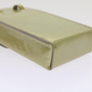 LOUIS VUITTON Monogram Vernis Green Cigarette Case Gris M91050 LV Auth ti1516-15