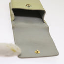 LOUIS VUITTON Monogram Vernis Green Cigarette Case Gris M91050 LV Auth ti1516-8