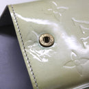 LOUIS VUITTON Monogram Vernis Green Cigarette Case Gris M91050 LV Auth ti1516-19