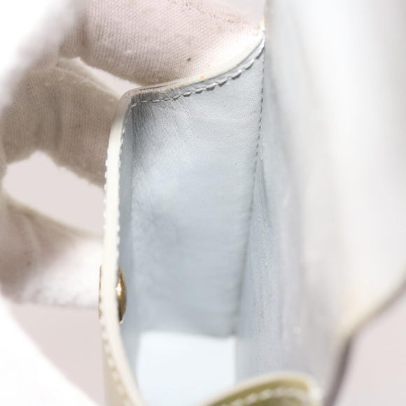 LOUIS VUITTON Monogram Vernis Green Cigarette Case Gris M91050 LV Auth ti1516