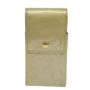 LOUIS VUITTON Monogram Vernis Green Cigarette Case Gris M91050 LV Auth ti1516-13
