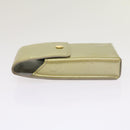 LOUIS VUITTON Monogram Vernis Green Cigarette Case Gris M91050 LV Auth ti1516-5