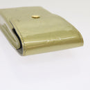 LOUIS VUITTON Monogram Vernis Green Cigarette Case Gris M91050 LV Auth ti1516-7