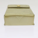 LOUIS VUITTON Monogram Vernis Green Cigarette Case Gris M91050 LV Auth ti1516-6
