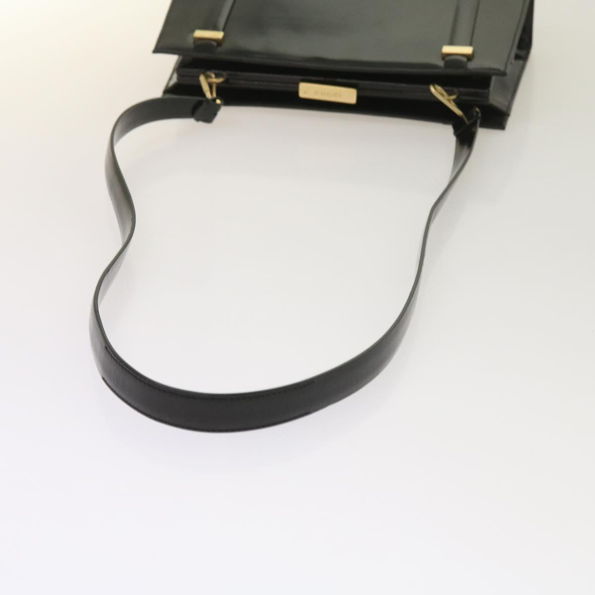 GUCCI Shoulder Bag Leather Black 004 2296 0612 Auth ti1517