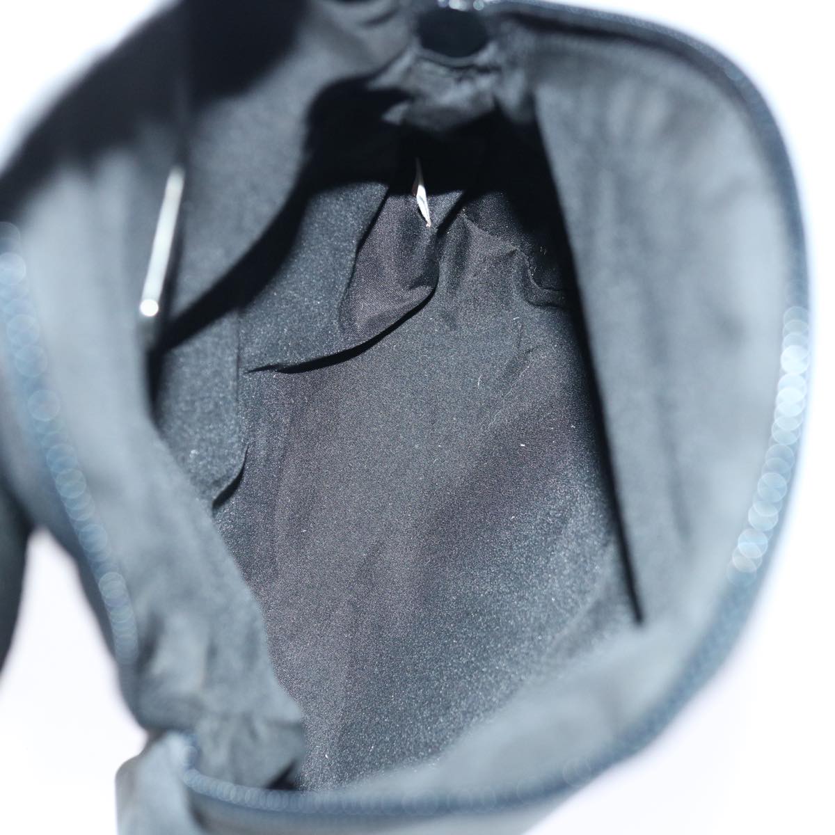 PRADA Sports Hand Bag Nylon Black Gray Auth ti1572