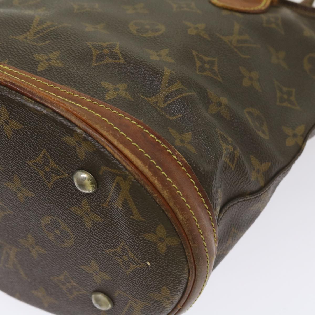 LOUIS VUITTON Monogram Bucket PM Shoulder Bag M42238 LV Auth ti1575