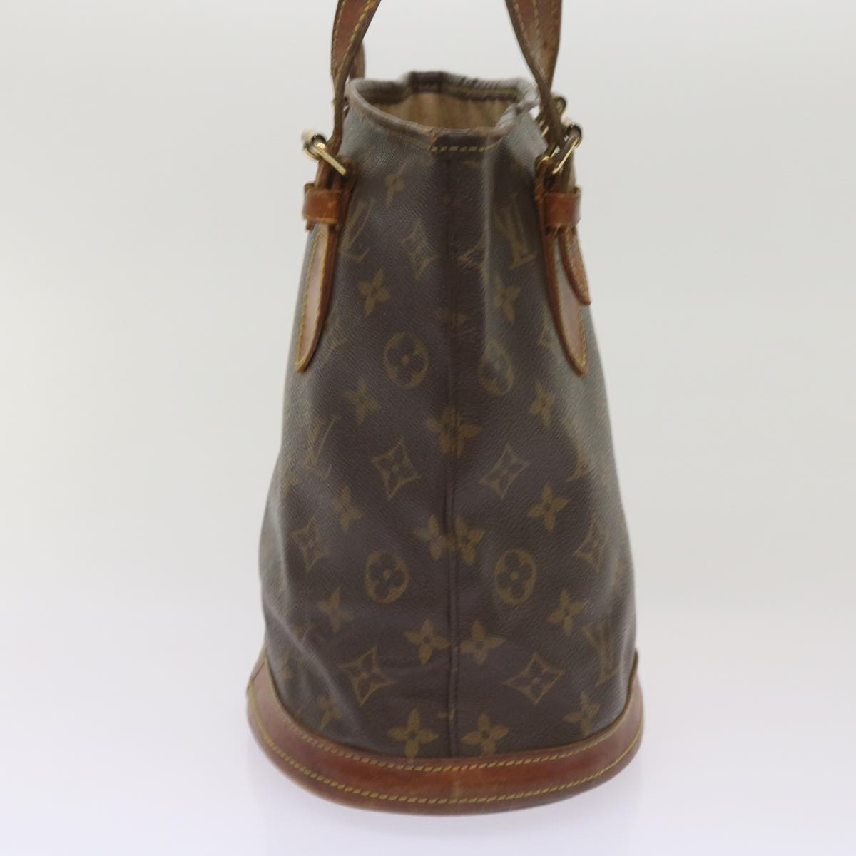 LOUIS VUITTON Monogram Bucket PM Shoulder Bag M42238 LV Auth ti1575