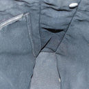 HERMES Fourre Tout MM Hand Bag Canvas Black Gray Auth ti1602-16