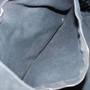 HERMES Fourre Tout MM Hand Bag Canvas Black Gray Auth ti1602-12