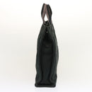 HERMES Fourre Tout MM Hand Bag Canvas Black Gray Auth ti1602-3