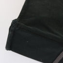 HERMES Fourre Tout MM Hand Bag Canvas Black Gray Auth ti1602-8