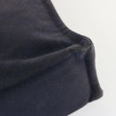 HERMES Fourre Tout MM Hand Bag Canvas Navy Khaki Auth ti1603-9