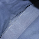 HERMES Fourre Tout MM Hand Bag Canvas Navy Khaki Auth ti1603-10