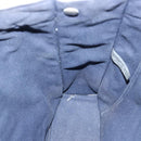 HERMES Fourre Tout MM Hand Bag Canvas Navy Khaki Auth ti1603-11