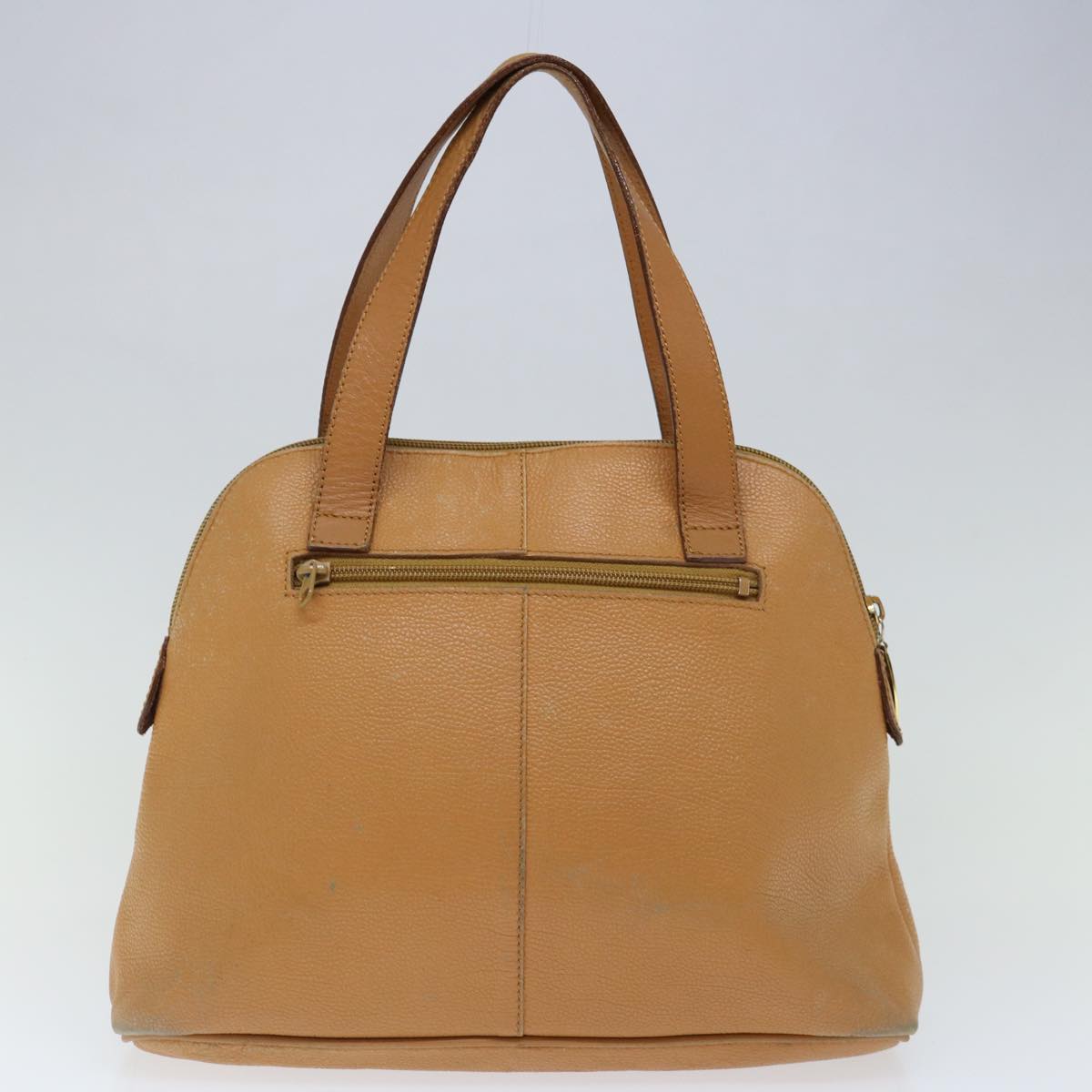 BURBERRY Hand Bag Leather Beige Auth ti1623 - 0