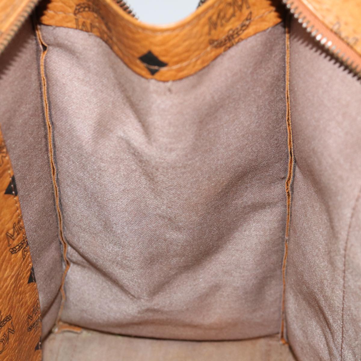 MCM Vicetos Logogram Shoulder Bag PVC Brown Auth ti1642