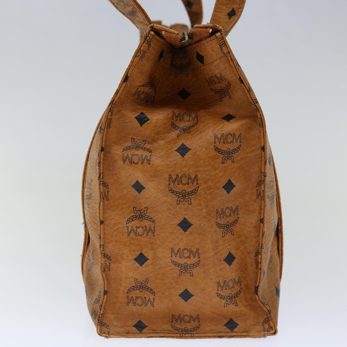 MCM Vicetos Logogram Shoulder Bag PVC Brown Auth ti1642