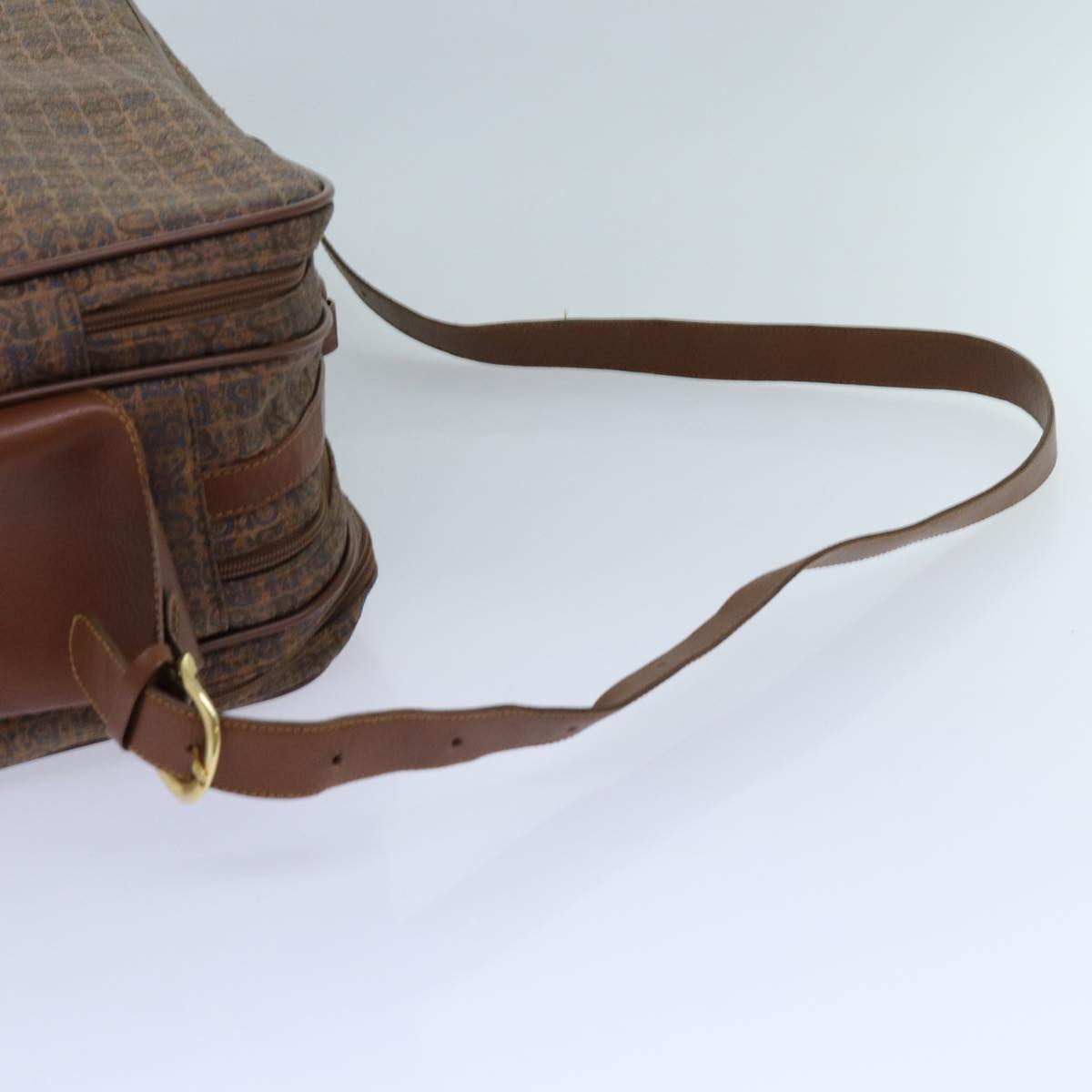 Burberrys Shoulder Bag Canvas Brown Auth ti1652