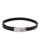GUCCI Belt Leather 26.8""""""""-28.7"""""""" Black Auth ti1657-2