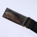 GUCCI Belt Leather 26.8""""""""-28.7"""""""" Black Auth ti1657-5