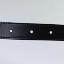 GUCCI Belt Leather 26.8""""""""-28.7"""""""" Black Auth ti1657-7