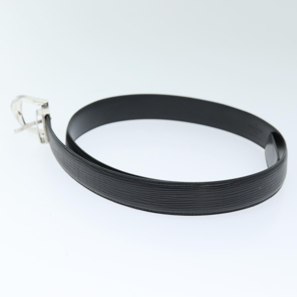 LOUIS VUITTON Epi Ceinture Belt 90/36 Black LV Auth ti1659