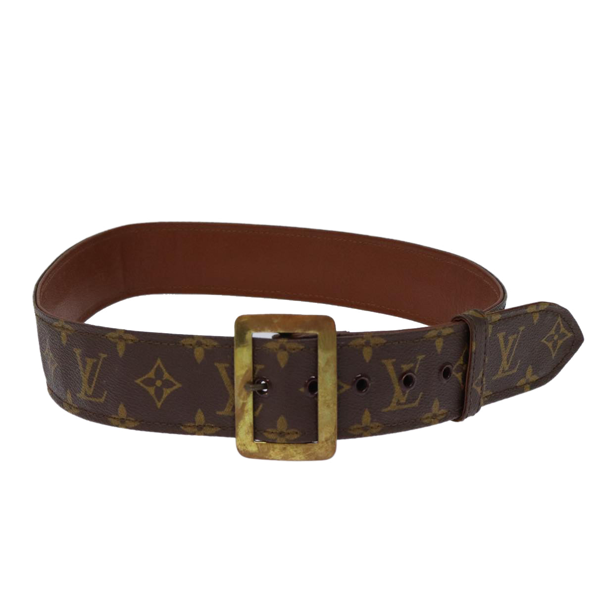 LOUIS VUITTON Monogram Ceinture Belt Old model  LV Auth ti1660 - 0